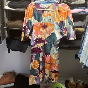 LOFT Flowy tiered summer dress